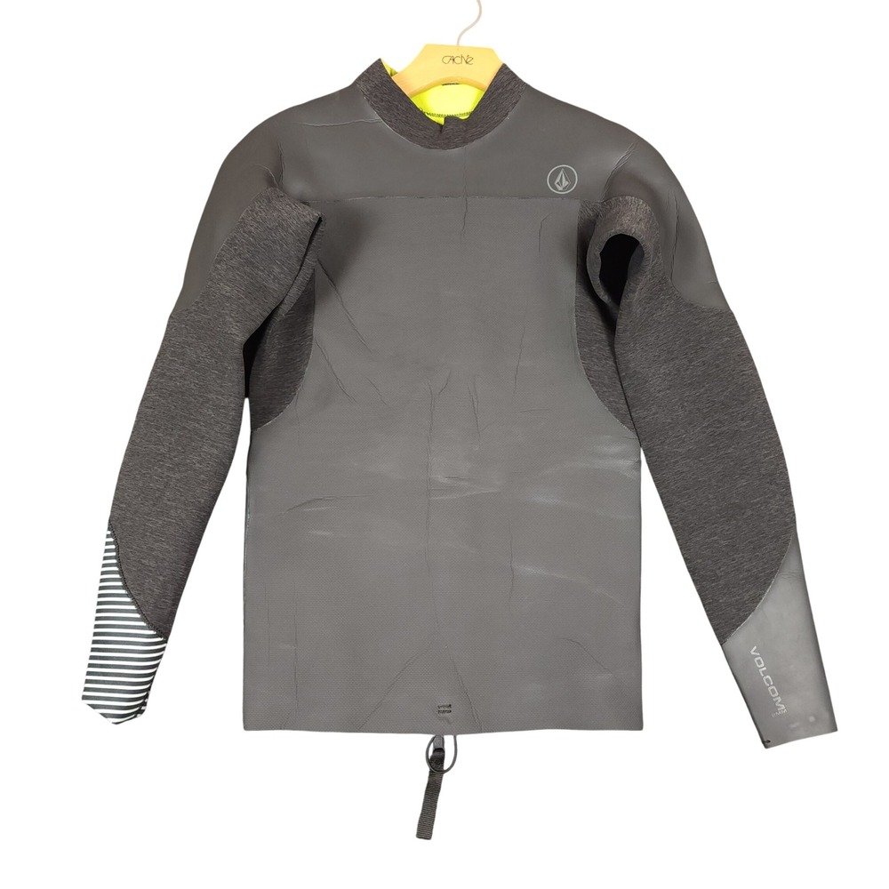 Volcom Gray junior Men's Swim rashguard wetsuit top